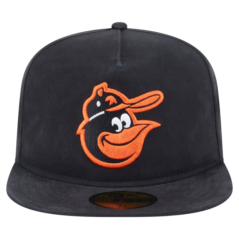  Baltimore Orioles New Era Championship Side Flag A-Frame 59FIFTY Fitted Hat - Black